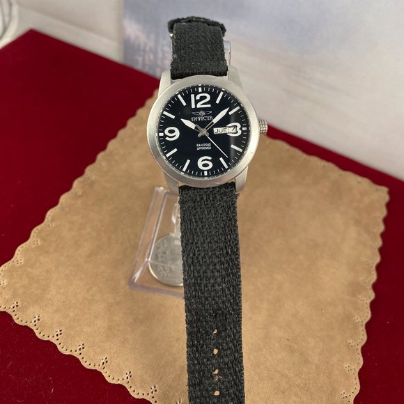 Invicta Tritnite Railroad Approved Watch Nylon Strap - Picture 2 of 8